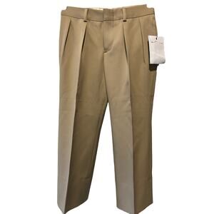 Polo Ralph Lauren Kids Tan Trousers NWT New Italian Wool Pleated Front size 5